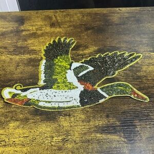 Beaded Duck Patch
